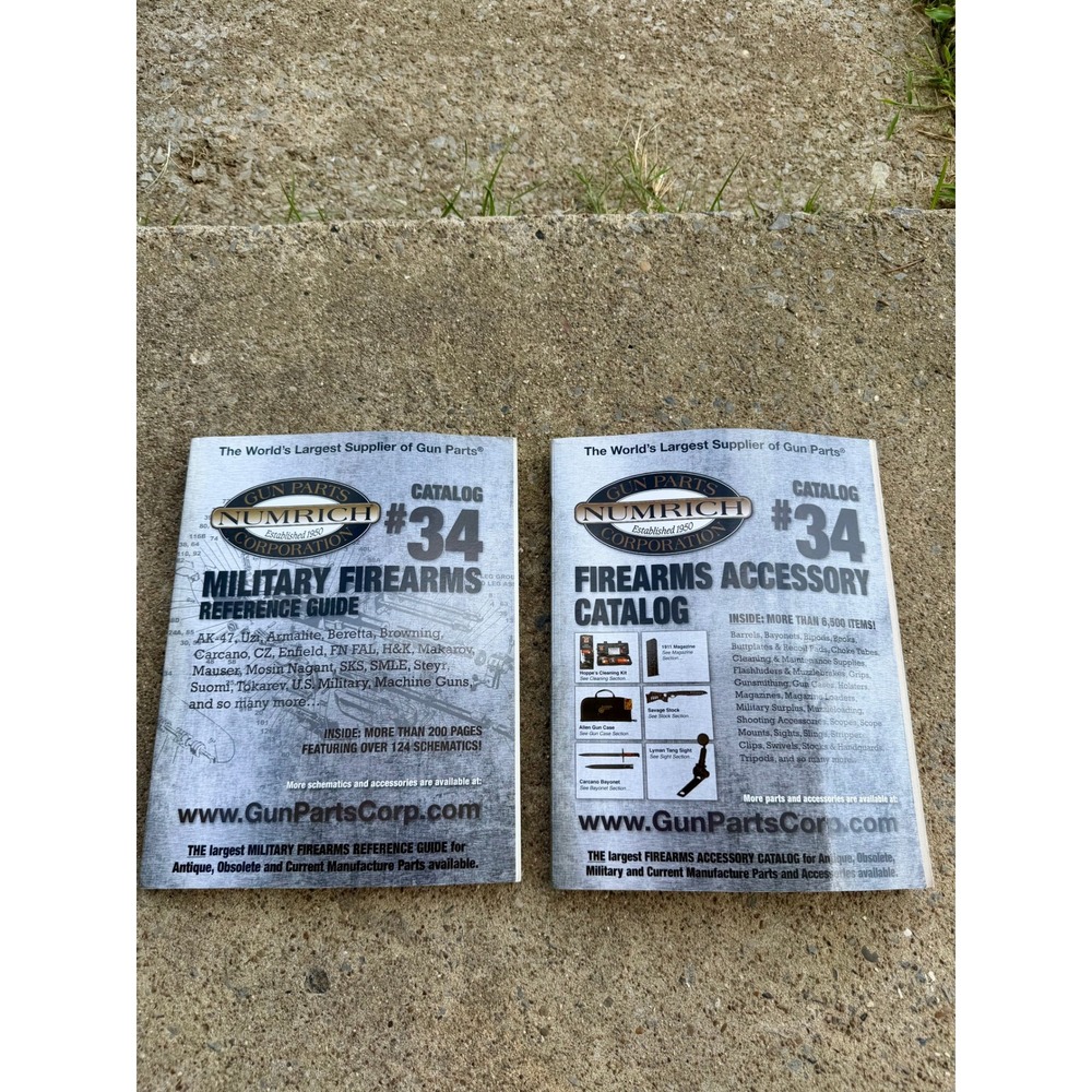 Numrich Catalog 34 Military Firearms Reference Guide Accessory Catalog Set